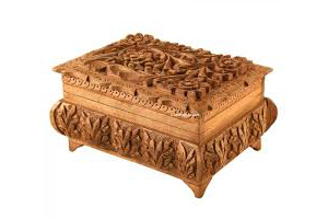  Wood Carved Boxes 